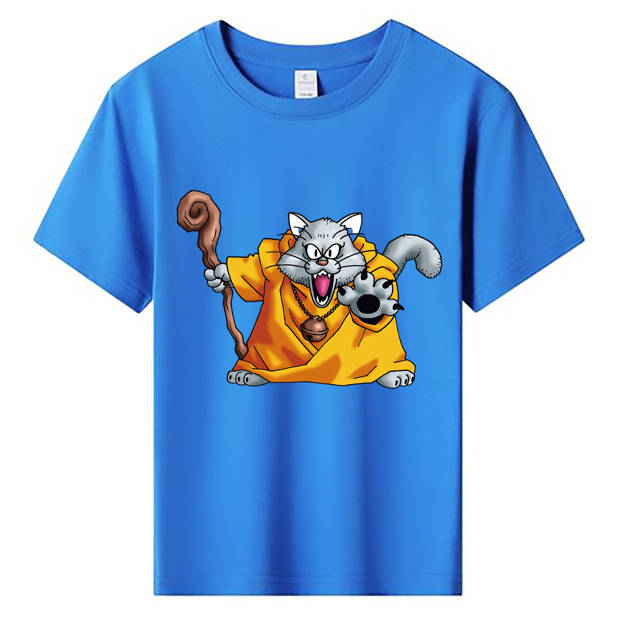 （画像用） ドラゴンクエスト Doragon Kuesuto Dragon Quest 綿100％キッズTシャツ（フロントプリント）